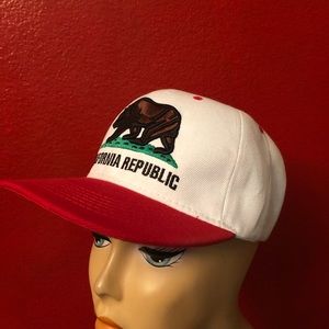 White California Republic Snap Back